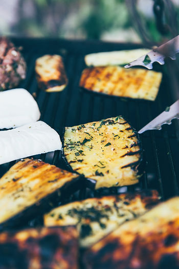 Aubergines grillées
