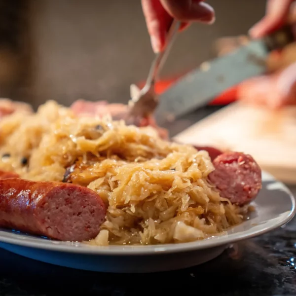 Choucroute Cuite Au Vin Blanc Présentation 1