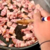 Poitrine Salée Lardons Poêle