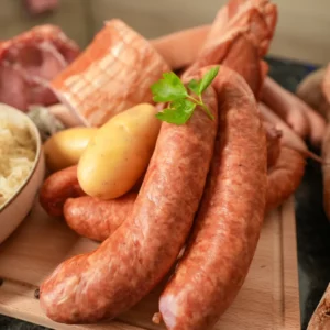 Saucisse à cuire fumée supérieure