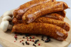 Saucisse à cuire fumée supérieure