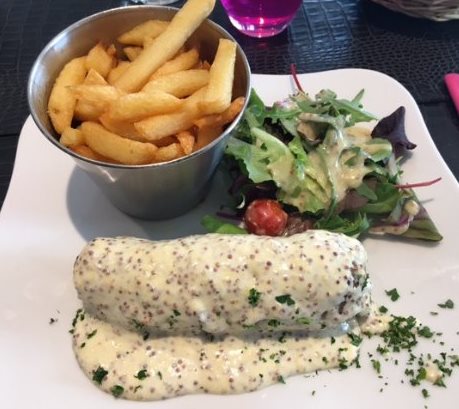 Andouillette à la moutarde à l&rsquo;ancienne