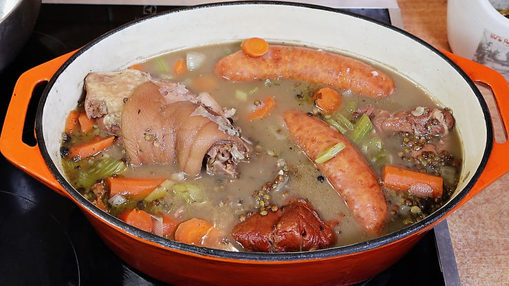Petit salé aux lentilles